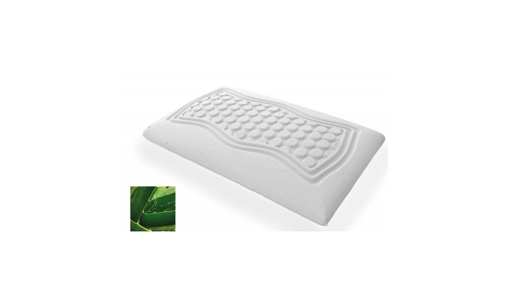 Aloe Vera Massage Memory Foam Pillow (low)
